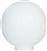 Aca Απλίκα στρογγυλή μπάλα Φ20cm Φωτιστικό Γλόμπος Εξωτερικού Χώρου σε Λευκό Χρώμα 35317N