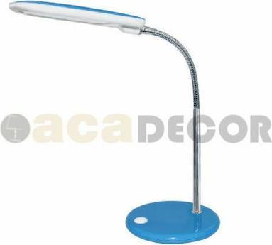Aca Baz Φωτιστικό Γραφείου LED με Εύκαμπτο Βραχίονα 13x47.5cm σε Μπλε Χρώμα 15205LEDBE