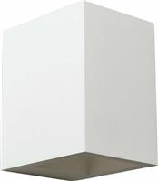 Aca Block Κλασικό Φωτιστικό Τοίχου με Ντουί G9 σε Λευκό Χρώμα Πλάτους 15cm G85231W