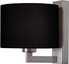 Aca Circe Μοντέρνο Φωτιστικό Τοίχου με Ντουί E27 σε Μαύρο Χρώμα Πλάτους 20cm OD5612BN