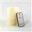 Aca Διακοσμητικό Φωτιστικό Κερί LED Μπαταρίας με Θερμό Λευκό Φως & Τηλεχειριστήριο σε Λευκό Χρώμα F0711514