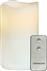 Aca Διακοσμητικό Φωτιστικό Κερί LED Μπαταρίας Θερμό Λευκό σε Λευκό Χρώμα F0711516