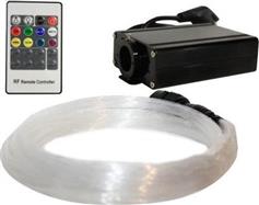 Aca Διακοσμητικό Φωτιστικό με Φωτισμό RGB Οπτική Ίνα LED 16W 230V RGB Εναλλαγής Χρωμάτων με Ασύρματο Χειριστήριο Πολύχρωμο FIB01