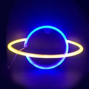 Aca Διακοσμητικό Φωτιστικό Μοοn Light Neon Μπαταρίας X041166319