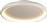 Aca Diana Μοντέρνα Μεταλλική Πλαφονιέρα Οροφής με Ενσωματωμένο LED σε Λευκό χρώμα 81cm BR71LEDC81WH