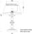 Aca Dijon Πορτατίφ με Λευκό Καπέλο και Λευκή Βάση DL7611T