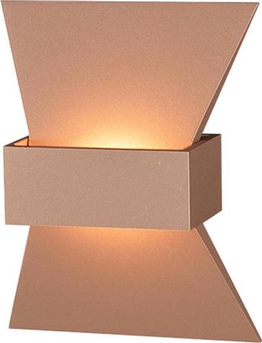 Aca Elegant Μοντέρνο Φωτιστικό Τοίχου με Ενσωματωμένο LED και Θερμό Λευκό Φως Καφέ Πλάτους 16cm ZD81166LEDGO