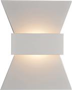 Aca Elegant Μοντέρνο Φωτιστικό Τοίχου με Ενσωματωμένο LED και Θερμό Λευκό Φως Λευκό Πλάτους 16cm ZD81166LEDWH