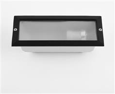 Aca Επιτοίχιο Εξωτερικό Φωτιστικό E27 AC.045GL64BMS