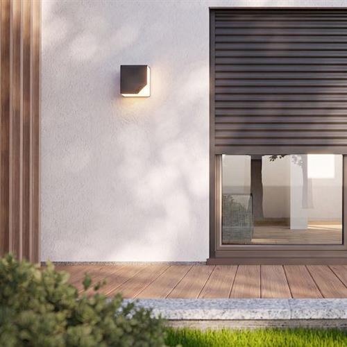 Aca Επιτοίχιο Εξωτερικό Φωτιστικό LED IP65 12W με Θερμό Λευκό Φως 15x8.9cm SJ13921
