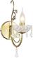 Aca Faberge Κλασικό Φωτιστικό Τοίχου με Ντουί E14 σε Χρυσό Χρώμα Πλάτους 12cm DLA12151W