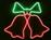 Aca Φωτιζόμενη Χριστουγεννιάτικη Διακοσμητική Καμπάνα Κόκκινη Ρεύματος 50x62cm X0830034112