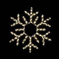 Aca Φωτιζόμενη Χριστουγεννιάτικη Μεταλλική Διακοσμητική Φιγούρα Λευκή Ρεύματος με Φωτοσωλήνα 56cm Εξωτερικής Χρήσης X081814411