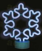Aca Φωτιζόμενη Χριστουγεννιάτικη Πλαστική Διακοσμητική Φιγούρα Μπλε Μπαταρίας 25x21x8.5cm Εξωτερικής Χρήσης X05006309