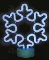 Aca Φωτιζόμενη Χριστουγεννιάτικη Πλαστική Διακοσμητική Φιγούρα Μπλε Μπαταρίας 25x21x8.5cm Εξωτερικής Χρήσης X05006309
