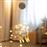 Aca Φωτιζόμενη Χριστουγεννιάτικη Πλαστική Φιγούρα Τάρανδος Λευκή Μπαταρίας 19x19x13cm Εξωτερικής Χρήσης X04151109