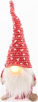 Aca Φωτιζόμενη Χριστουγεννιάτικη Υφασμάτινη Φιγούρα Νάνος Κόκκινη Ρεύματος 15x91x26cm Εξωτερικής Χρήσης X1311612
