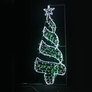 Aca Φωτιζόμενο Χριστουγεννιάτικο Διακοσμητικό Δέντρο 750cm Εξωτερικού Χώρου Ρεύματος Λευκό X082702219