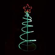 Aca Φωτιζόμενο Χριστουγεννιάτικο Διακοσμητικό Πλαστικό Δεντράκι 90cm Εξωτερικού Χώρου Ρεύματος Πράσινο X0818319