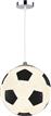 Aca Goal Μπάλα Μονόφωτο Παιδικό Φωτιστικό Κρεμαστό από Μέταλλο 40W με Υποδοχή E27 σε Λευκό Χρώμα 25x25cm MD50611A