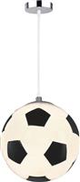 Aca Goal Μπάλα Μονόφωτο Παιδικό Φωτιστικό Κρεμαστό από Μέταλλο 40W με Υποδοχή E27 σε Λευκό Χρώμα 25x25cm MD50611A