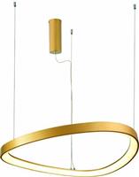 Aca Harmony Μοντέρνο Κρεμαστό Φωτιστικό με Ενσωματωμένο LED σε Χρυσό Χρώμα BR97LEDP40GD