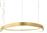 Aca Harmony Μοντέρνο Κρεμαστό Φωτιστικό με Ενσωματωμένο LED σε Χρυσό Χρώμα BR97LEDP60GD