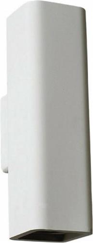 Aca Ile Μοντέρνο Φωτιστικό Τοίχου με Ντουί GU10 σε Λευκό Χρώμα Πλάτους 7.5cm G85102W