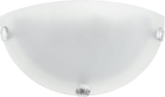Aca Kacy Κλασικό Φωτιστικό Τοίχου με Ντουί E27 σε Ασημί Χρώμα Πλάτους 30cm XD0593002