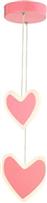 Aca Καρδούλες Πολύφωτο Παιδικό Φωτιστικό Κρεμαστό από Μέταλλο 14W Ροζ ZM202592PP