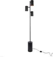 Aca Kenneth Φωτιστικό Δαπέδου Υ165xΜ15cm με Ντουί για Λαμπτήρα E27 Μαύρο MF240573