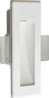 Aca Κλασικό Φωτιστικό Τοίχου με Ενσωματωμένο LED και Θερμό Λευκό Φως σε Λευκό Χρώμα Πλάτους 8.8cm G8011LED