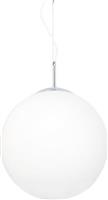 Aca Luna Μοντέρνο Κρεμαστό Φωτιστικό Μονόφωτο Μπάλα με Ντουί E27 σε Λευκό Χρώμα V2010C500