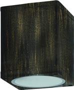 Aca Max Στεγανό Σποτ Οροφής Εξωτερικού Χώρου GU10 σε Μαύρο Χρώμα LG2401GU10GB