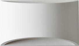 Aca Meio Μοντέρνο Φωτιστικό Τοίχου με Ντουί G9 σε Λευκό Χρώμα Πλάτους 20cm G85331W
