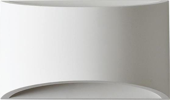 Aca Meio Μοντέρνο Φωτιστικό Τοίχου με Ντουί G9 σε Λευκό Χρώμα Πλάτους 20cm G85331W