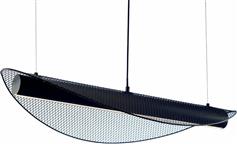 Aca Michelle Μοντέρνο Κρεμαστό Φωτιστικό με Ενσωματωμένο LED 18W σε Μαύρο Χρώμα DCR39212
