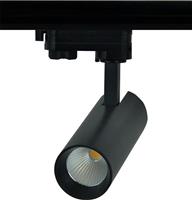 Aca Μονό LED Φυσικό Λευκό Σποτ σε Μαύρο χρώμα SOLINE1040B4