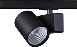 Aca Μονό LED Θερμό Λευκό Σποτ σε Μαύρο χρώμα LISOR4030B2N