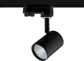 Aca Μονό Σποτ με Ενσωματωμένο LED και Φυσικό Φως Μαύρο ZUNO740B4