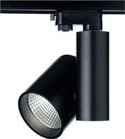 Aca Μονό Σποτ με Ενσωματωμένο LED και Φυσικό Φως σε Μαύρο Χρώμα RONDE3040B4