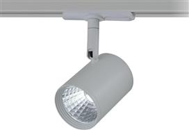 Aca Μονό Σποτ με Ενσωματωμένο LED και Θερμό Φως Γκρι ZUNO730G2