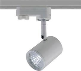 Aca Μονό Σποτ με Ενσωματωμένο LED και Θερμό Φως Γκρι ZUNO730G4