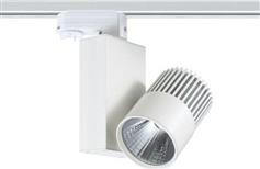 Aca Μονό Σποτ με Ενσωματωμένο LED και Θερμό Φως σε Λευκό Χρώμα BIENAL1530W4