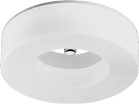 Aca Μοντέρνα Πλαφονιέρα Οροφής με Ενσωματωμένο LED σε Λευκό χρώμα 33.5cm WB0151S