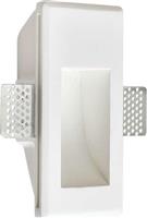 Aca Μοντέρνο Φωτιστικό Τοίχου με Ενσωματωμένο LED και Θερμό Λευκό Φως σε Λευκό Χρώμα Πλάτους 16.5cm G8010LED