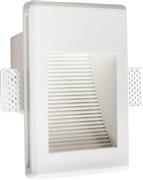 Aca Μοντέρνο Φωτιστικό Τοίχου με Ενσωματωμένο LED και Θερμό Λευκό Φως σε Λευκό Χρώμα Πλάτους 17cm G8001LED