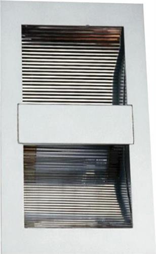 Aca Μοντέρνο Φωτιστικό Τοίχου σε Ασημί Χρώμα Φωτιστικό Χωνευτό Ατσάλι-Αλουμίνιο G5.3x2 AC.045XFWL56