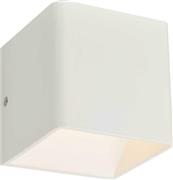 Aca Nephele Κλασικό Φωτιστικό Τοίχου με Ενσωματωμένο LED και Θερμό Λευκό Φως σε Λευκό Χρώμα Πλάτους 10cm L35037
