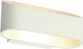 Aca Nephele Μοντέρνο Φωτιστικό Τοίχου με Ενσωματωμένο LED και Φυσικό Λευκό Φως σε Λευκό Χρώμα Πλάτους 16cm L350394